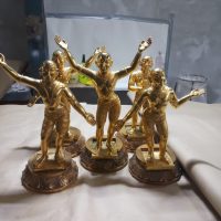 Гальваническое золочение, статуэтки